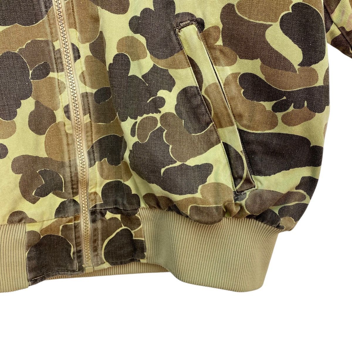 Columbia 🔥 vintage Columbia duck camo hunting soft brown fleece l Size US M / EU 48-50 / 2 - 8 Thumbnail