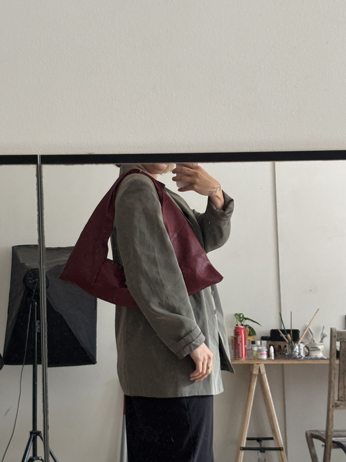 Designer Weird shoulder bag brown hand shoulder hobo Size ONE SIZE - 8 Thumbnail