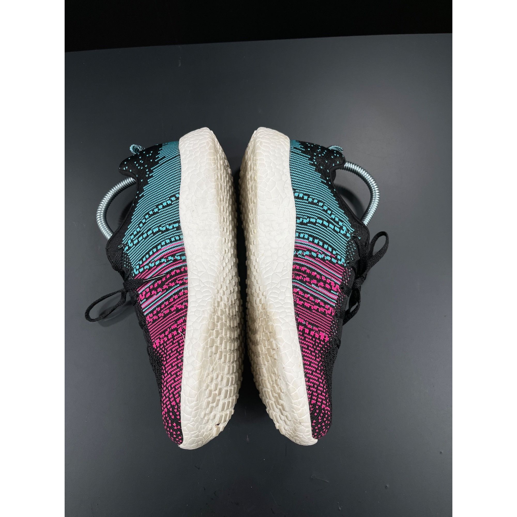 SKECHERS Skechers SKU 7840 Womens Knit Sneakers Pink Teal Low Top Sho Size US 7.5 / IT 37.5 - 3 Thumbnail