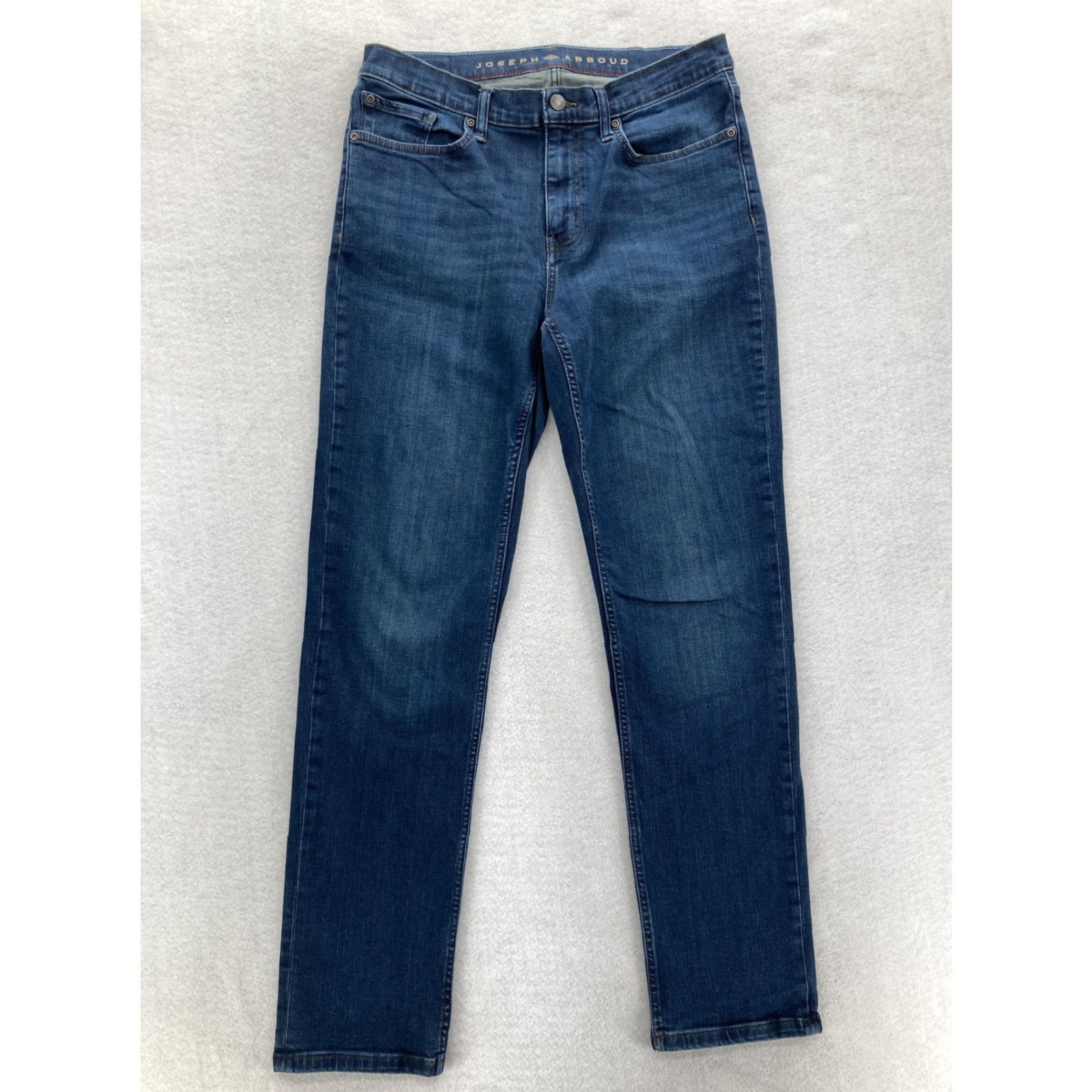 Joseph Abboud Joseph Abboud Jeans Mens 32x32 Dark Wash Blue Slim Fit Denim 5 PocketStretch Jeans Slim Mens 32 blue Size US 32 / EU 48 - 2 Thumbnail