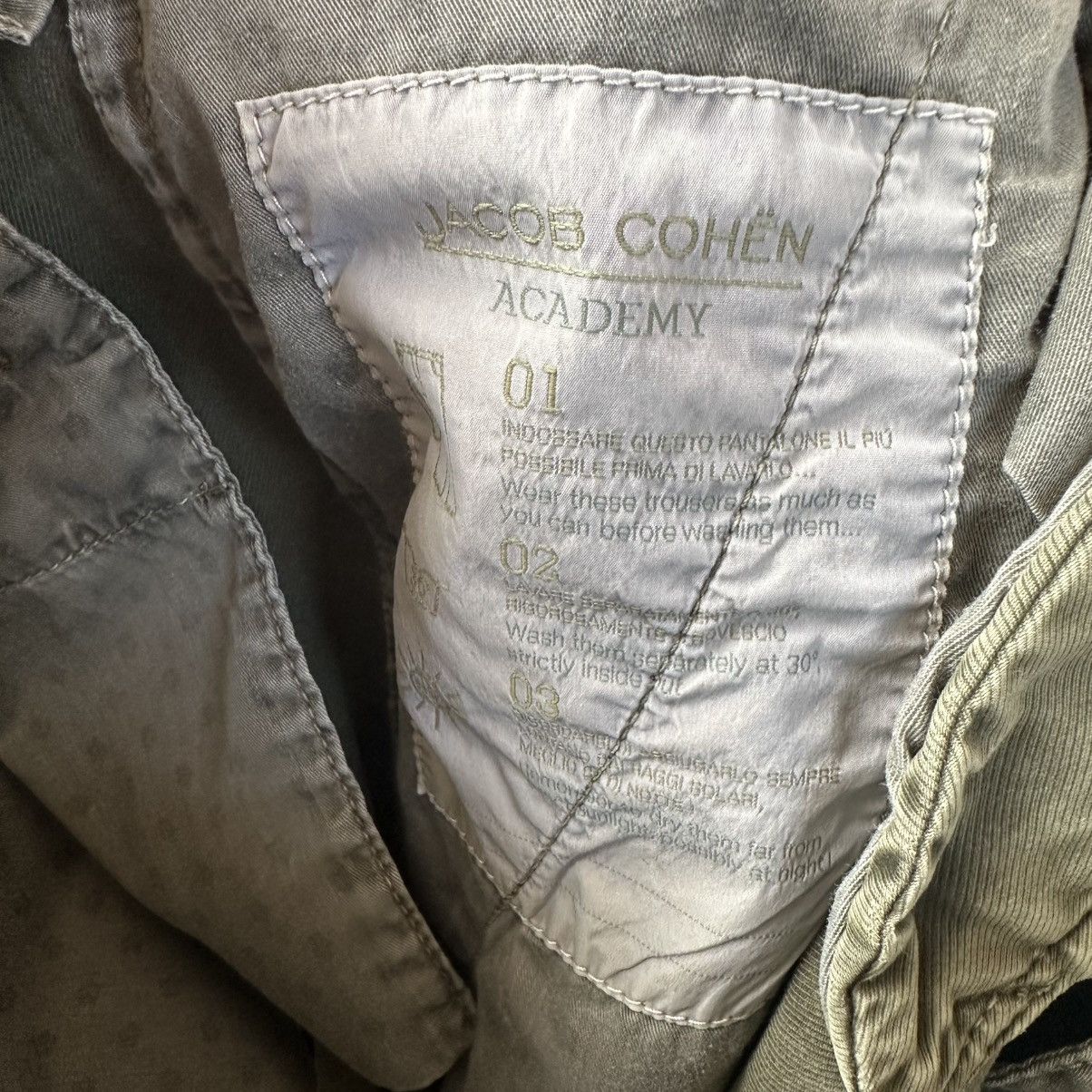 Jacob Cohen JACOB COHEN Men Handmade Bobby Chino Pants Trousers Size US 32 / EU 48 - 11 Thumbnail