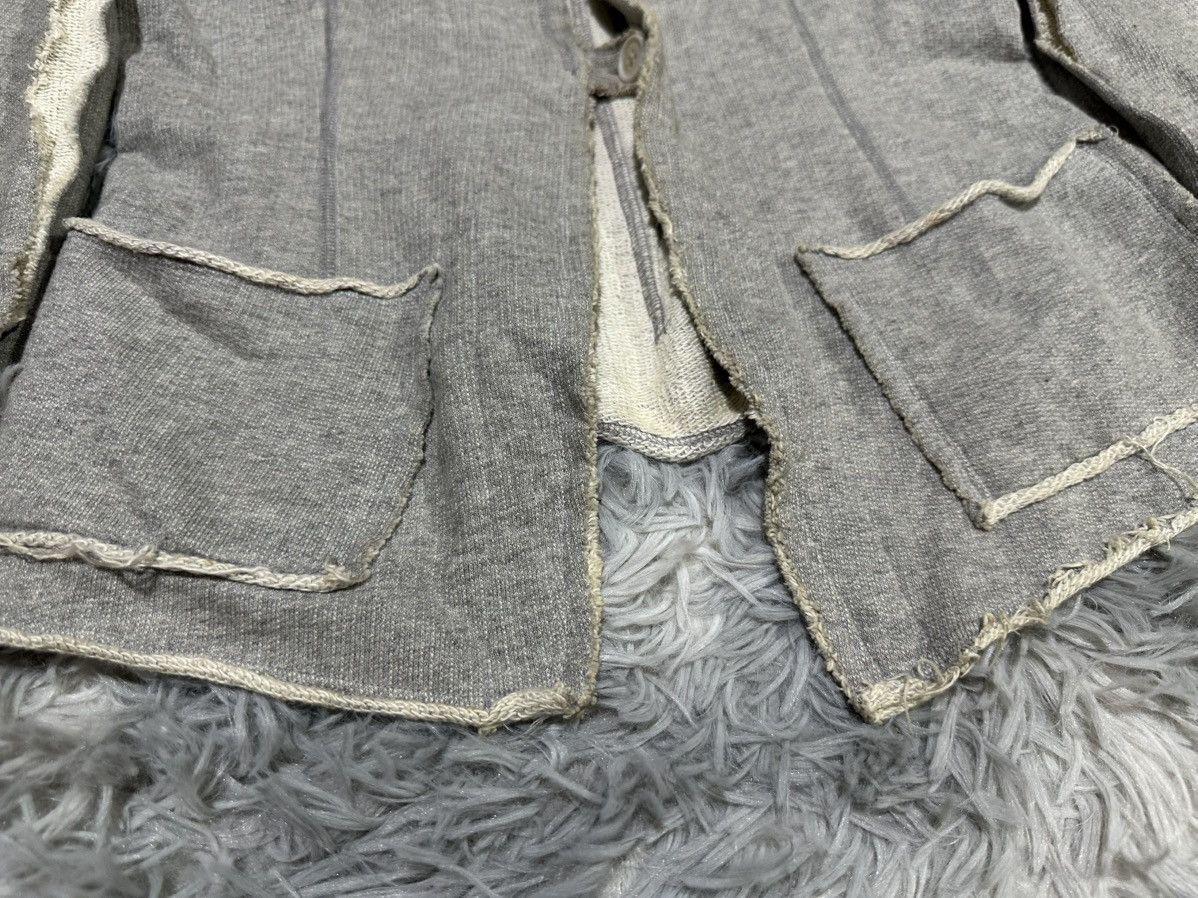 Japanese Brand 🔥Vintage Yuji Yamada Deconstructed Exposed Seam Cardigan Size US S / EU 44-46 / 1 - 6 Thumbnail