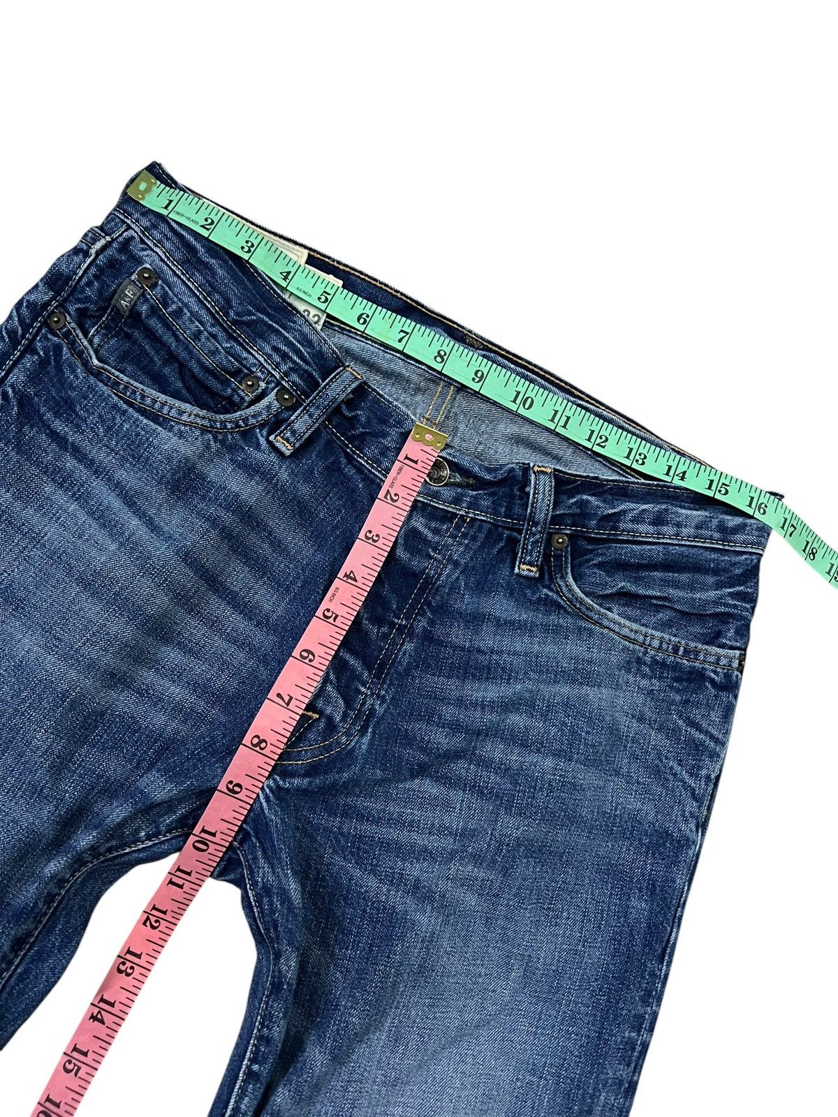Abercrombie & Fitch × If Six Was Nine × Seditionaries ABERCROMBIE & FITCH FLARE PAINTER DENIM RARE Size US 33 - 13 Thumbnail