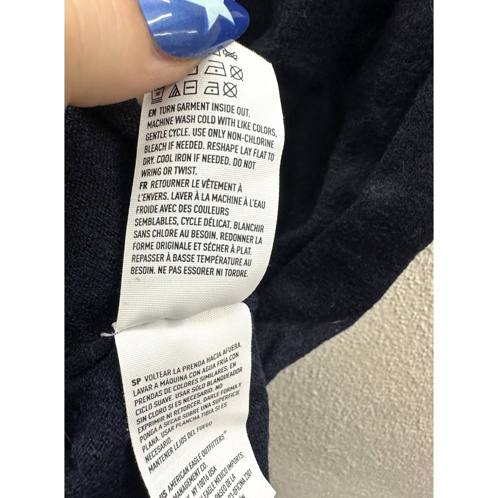 American Eagle Outfitters American Eagle Shirt Womens Small Blue Long Sleeve Ahh-Mazingly Soft Size Size S / US 4 / IT 40 - 5 Thumbnail