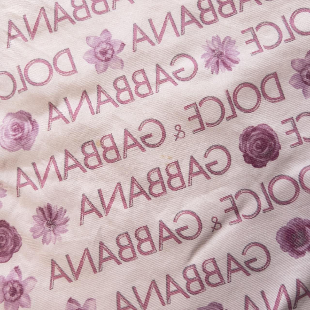 Dolce & Gabbana Vintage Dolce & Gabbana Silk Scarf Size ONE SIZE - 5 Thumbnail