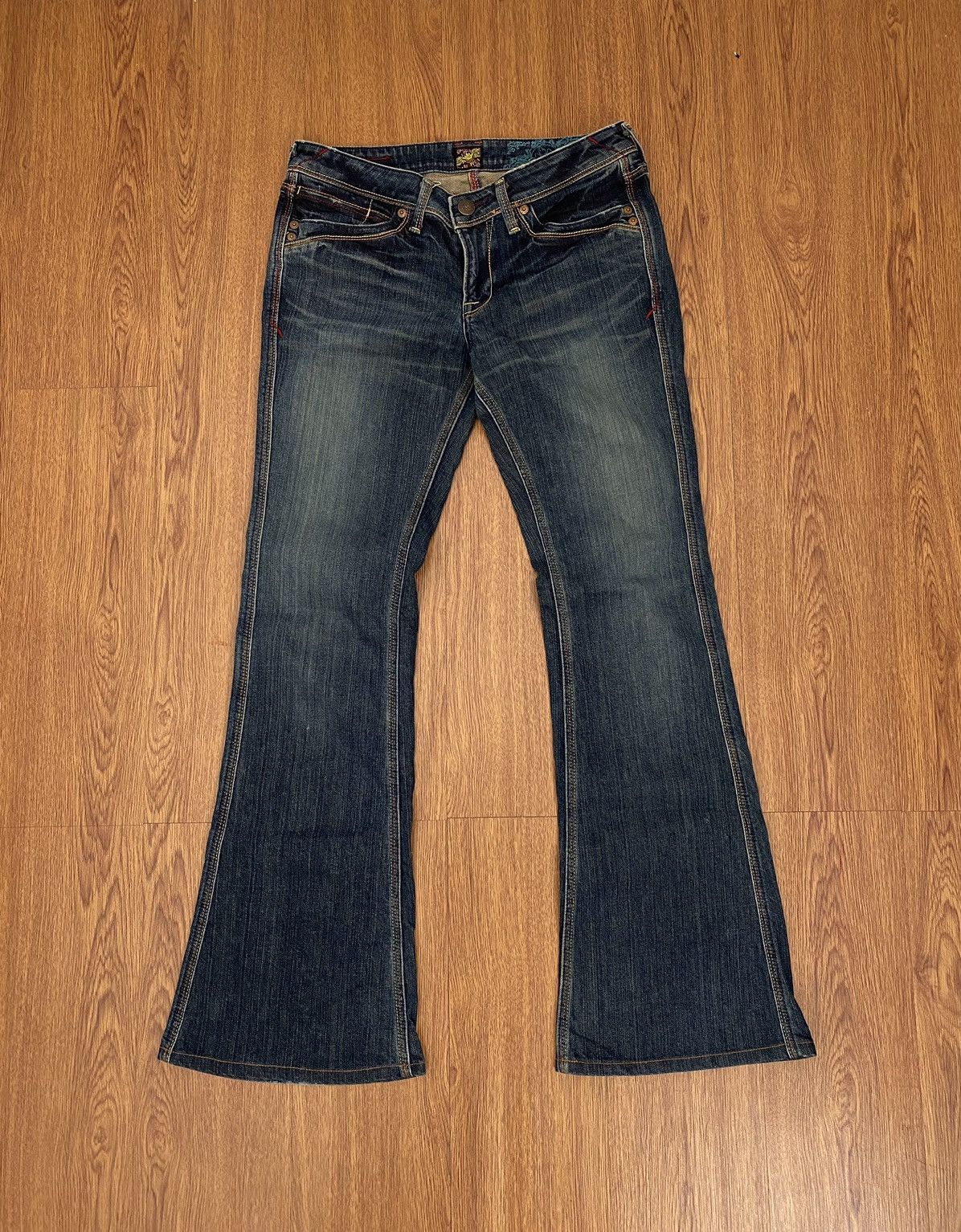 If Six Was Nine × Japanese Brand × Le Grande Bleu (L.G.B.) Brappers flare jeans Size US 30 / EU 46 - 1 Thumbnail