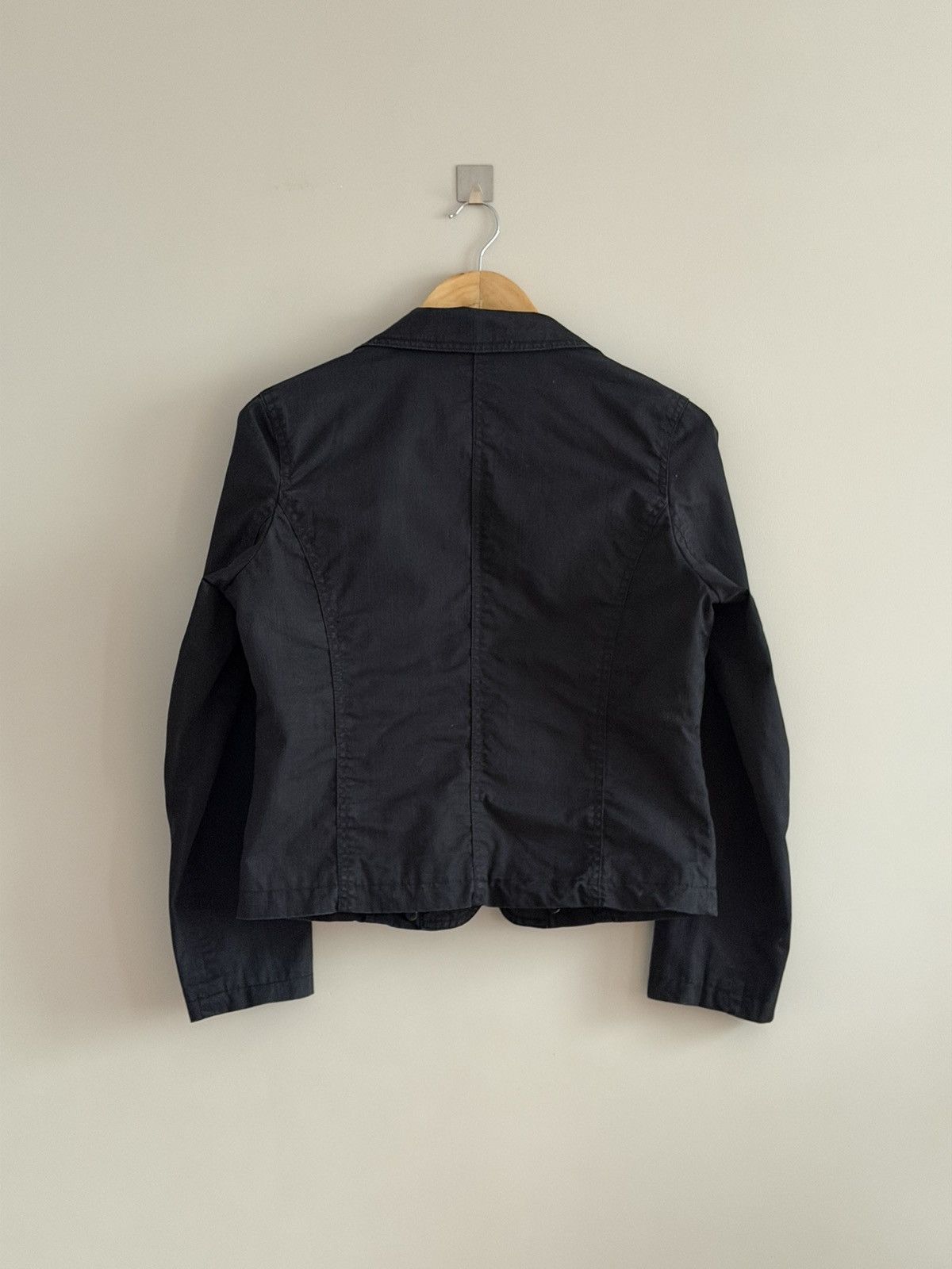 Japanese Brand Vintage Clef de Sol Cropped Black Blazer Size S / US 4 / IT 40 - 8 Thumbnail