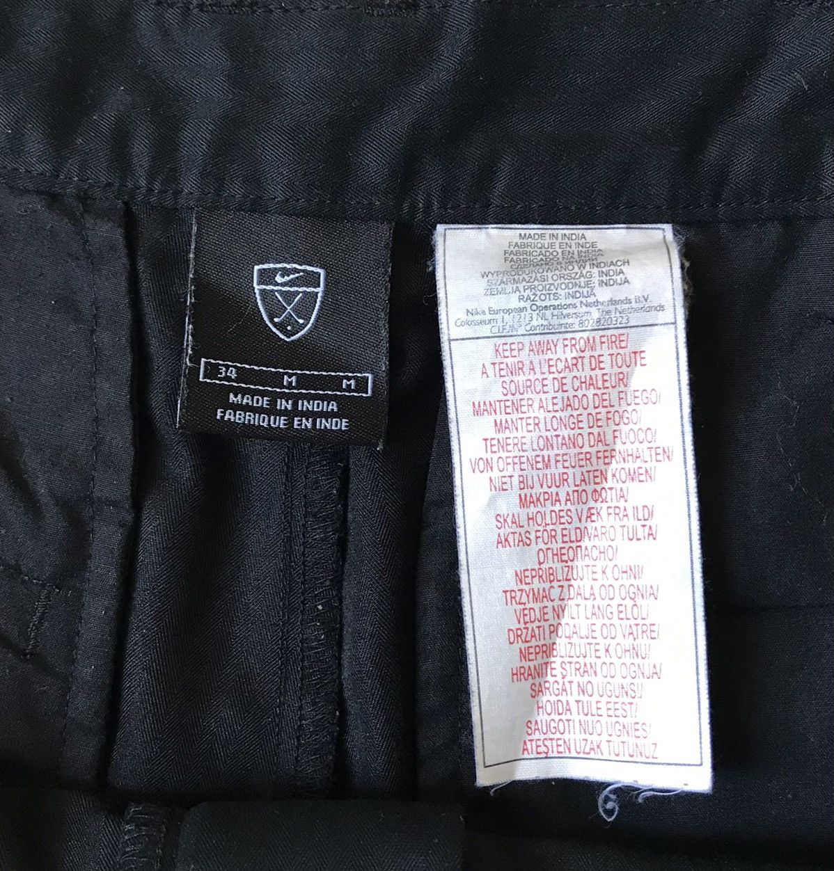 Nike Nike Vintage Golf Shorts Mens Sz 34 Black Size US 34 / EU 50 - 5 Thumbnail