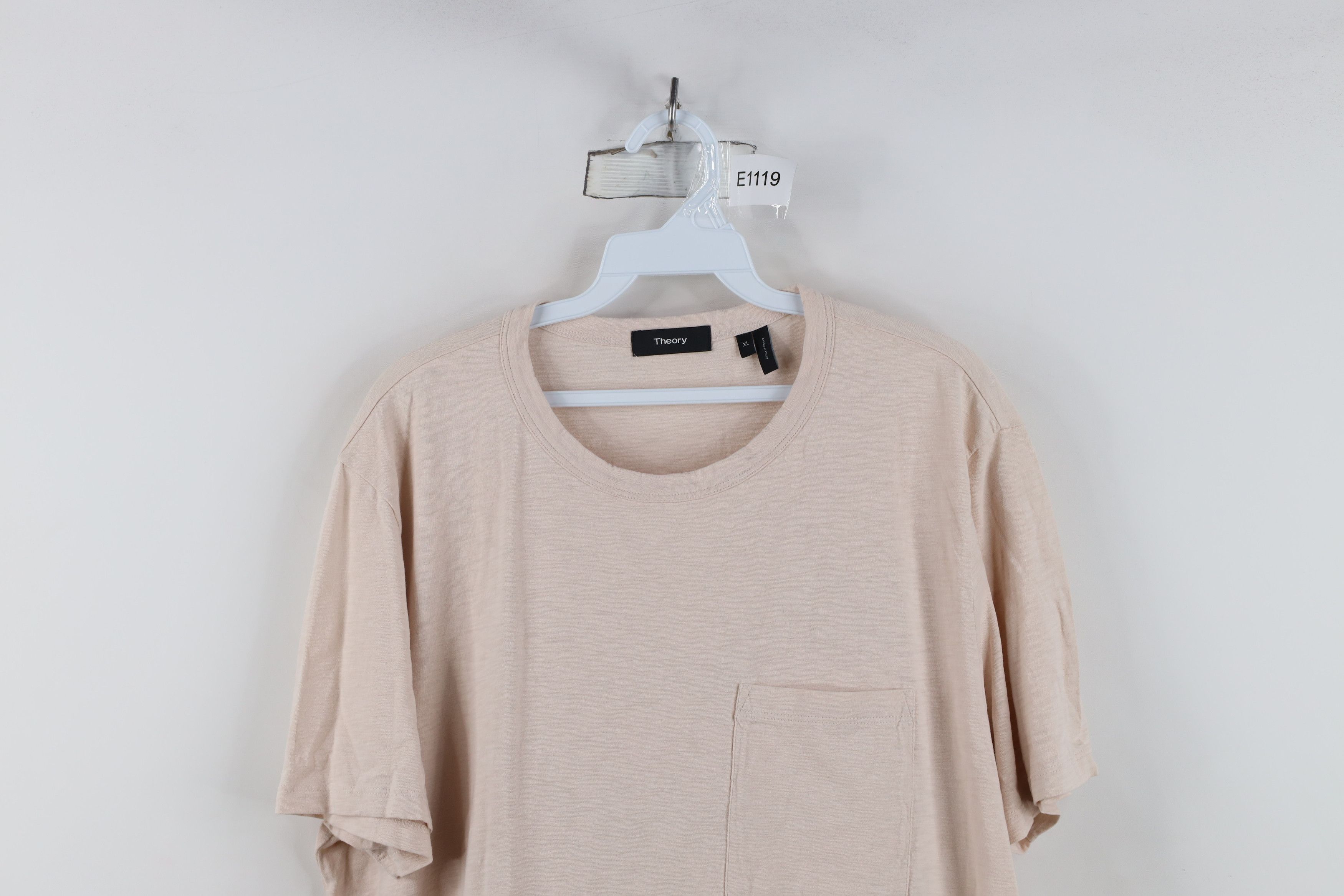 Theory Theory Tee Short Sleeve Jersey Knit T-Shirt Cosmos Pink Size US XL / EU 56 / 4 - 2 Thumbnail