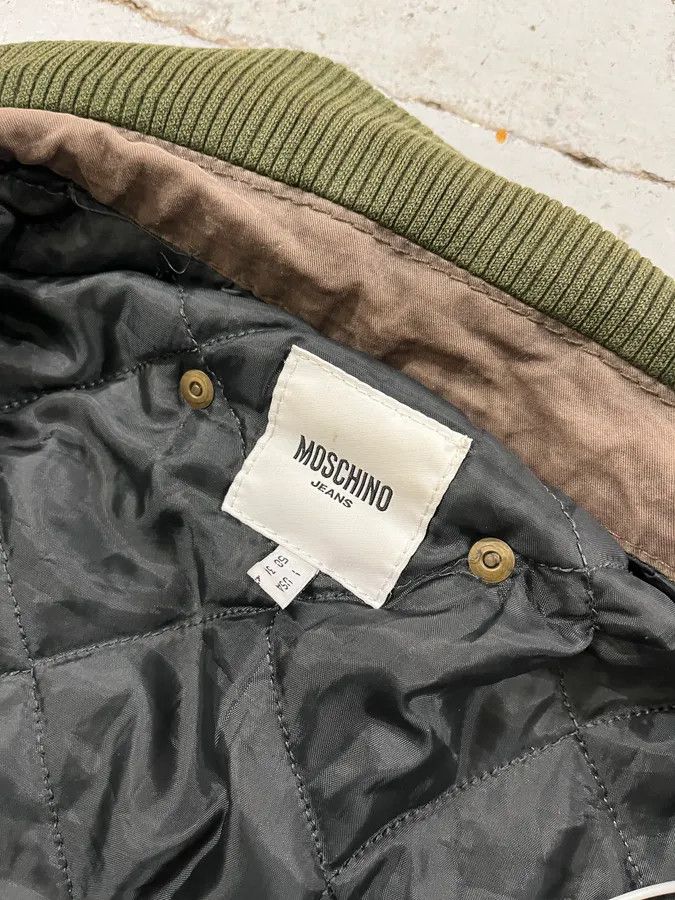 Moschino Moschino Contrast Stitch Brown Bomber Jacket Size US M / EU 48-50 / 2 - 8 Thumbnail