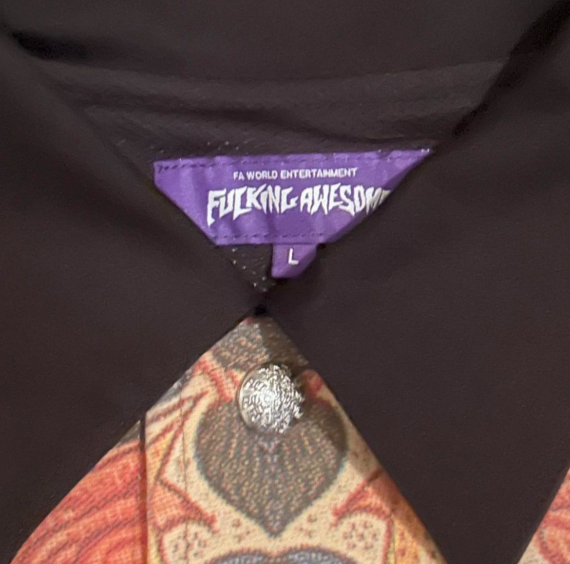 Fucking Awesome Warm up top floral print Size US L / EU 52-54 / 3 - 3 Thumbnail