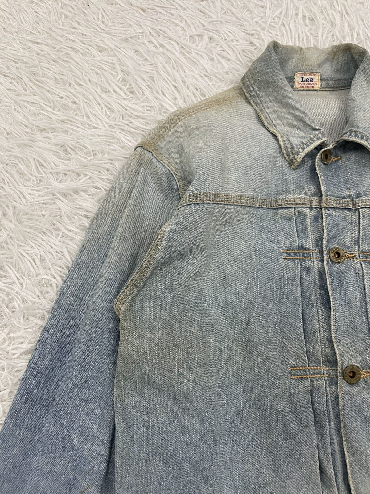 Lee Vintage Lee Cowboy Lot 1011 Denim Jacket Size US S / EU 44-46 / 1 - 6 Thumbnail