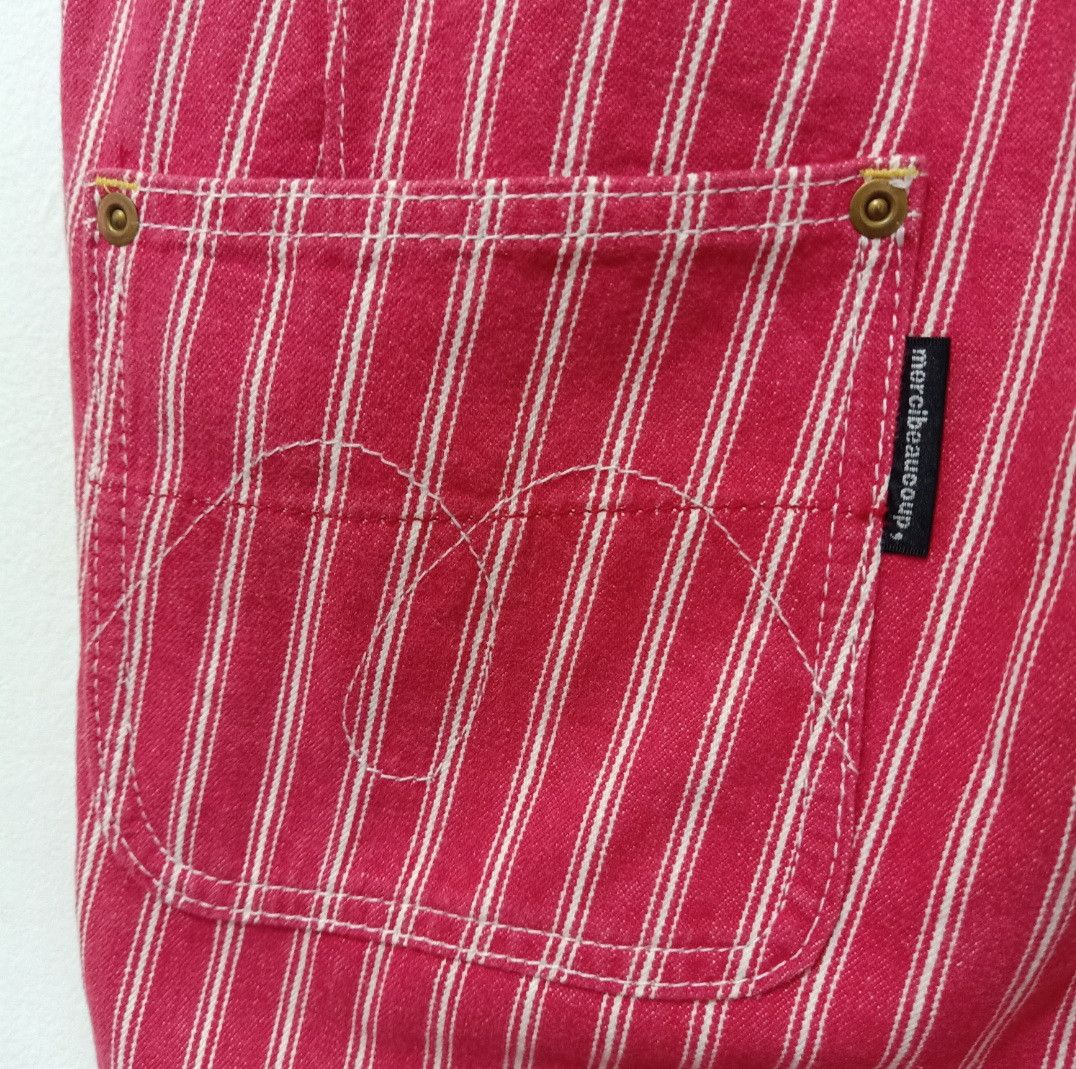 Issey Miyake Mercibeaucoup by Issey Miyake Striped Double Waist Pant Size US 32 / EU 48 - 7 Thumbnail