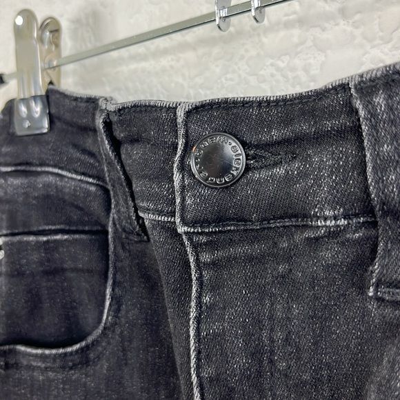 Alexander Wang Alexander Wang Stovepipe Slit Hem Denim Flat Back Trouser De Size 26" / US 2 / IT 38 - 6 Thumbnail