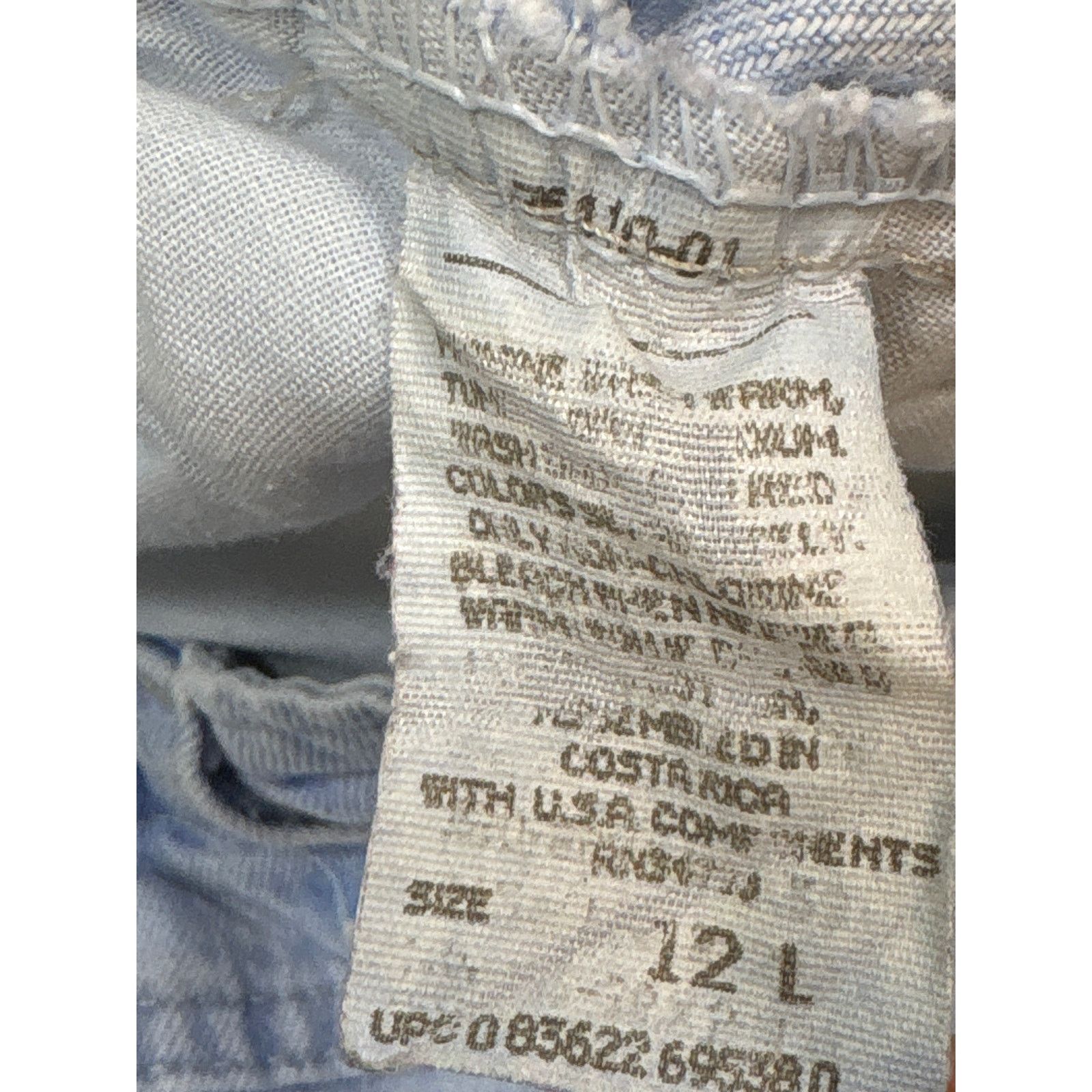 Lee Vintage Y2K elastic waist Lee Jeans sz 12 Long light blue Size 34" / US 12 / IT 48 - 6 Thumbnail