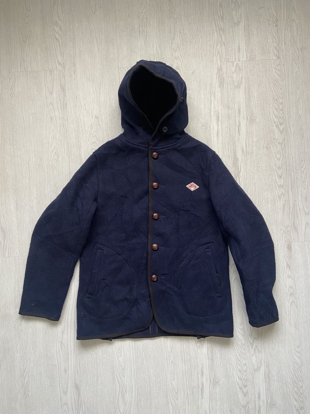 Danton Vintage Danton Vetements Wool Hooded Jacket Size US M / EU 48-50 / 2 - 1 Thumbnail