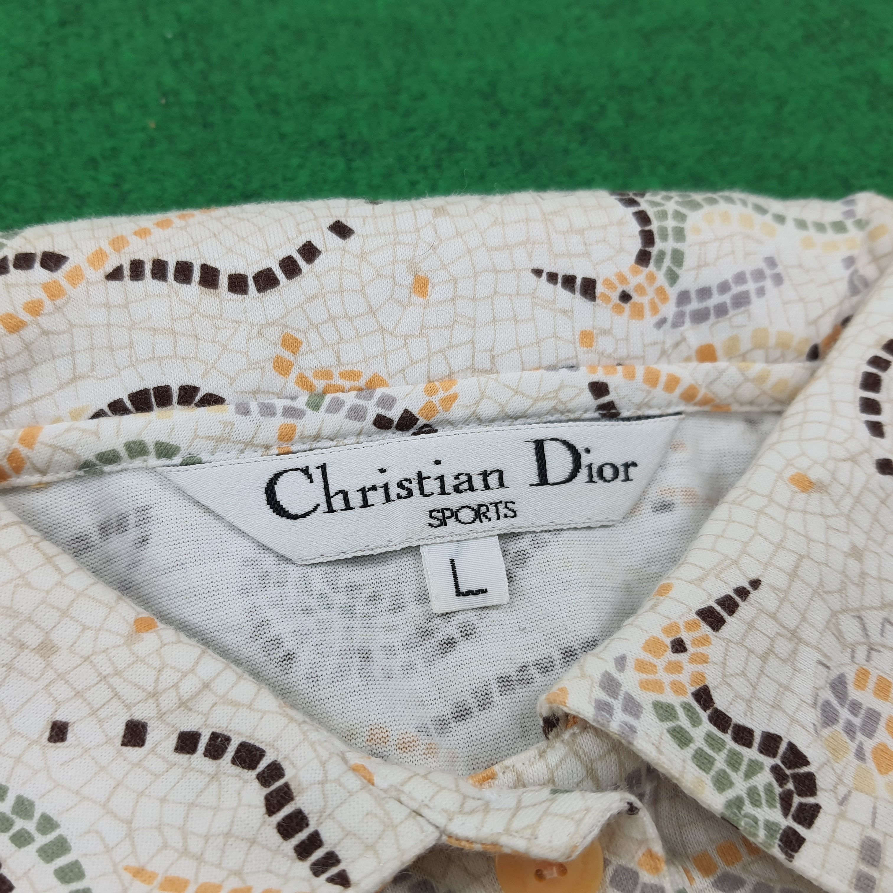 Christian Dior Monsieur × Designer × Vintage Vintage Christian Dior Sports Polo Shirt Size M / US 6-8 / IT 42-44 - 4 Thumbnail