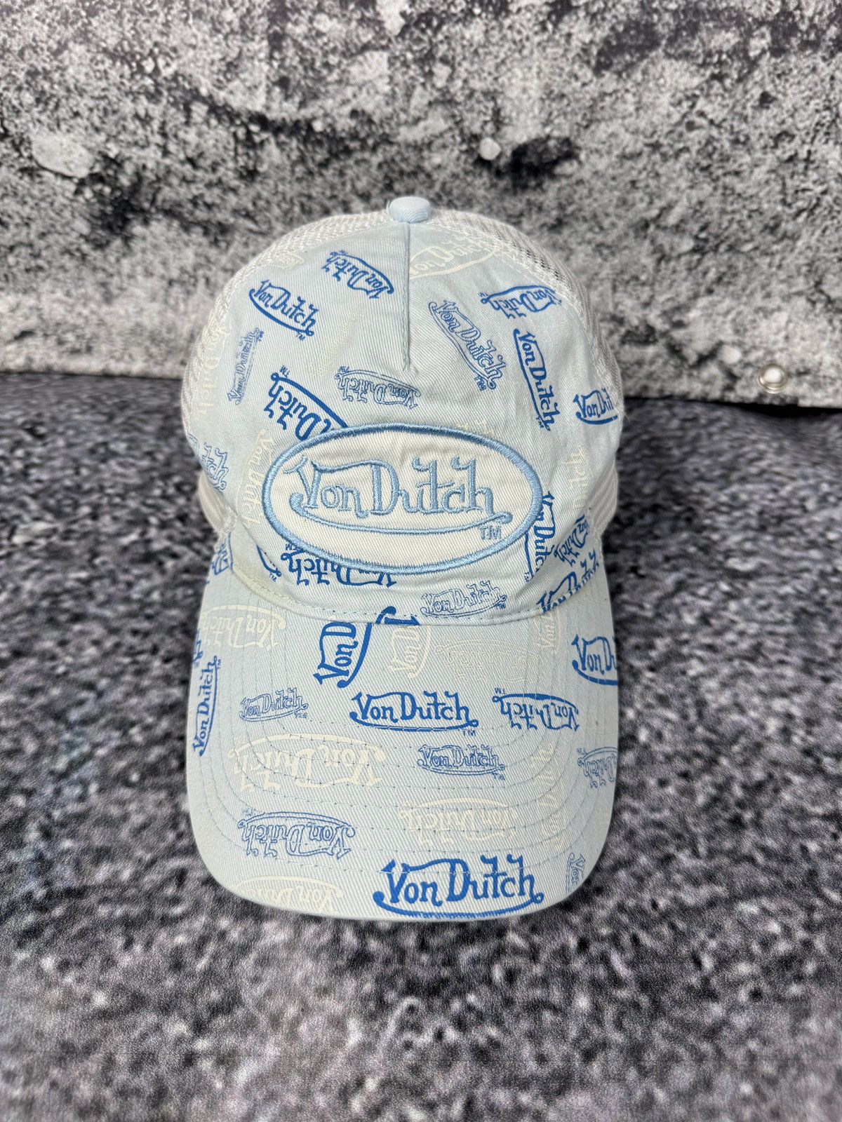 Von Dutch Men’s Von Dutch Vintage Monogram Baseball Cap Y2K One Size Size ONE SIZE - 3 Thumbnail