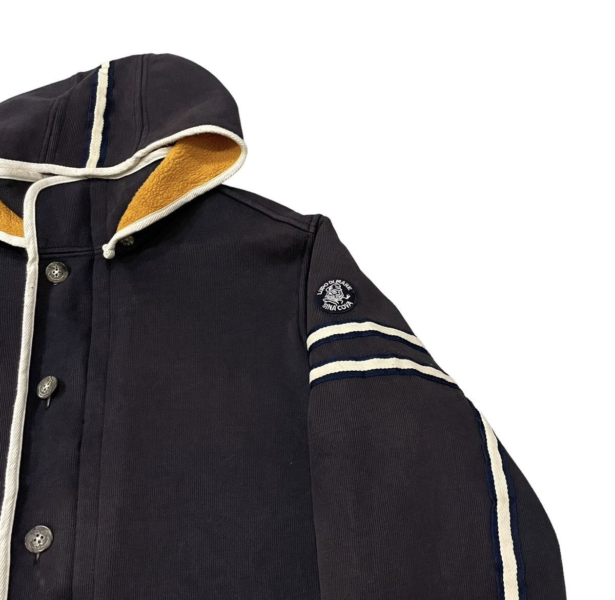 Japanese Brand Vintage Sina Cova Lupo Di Mare Military Hoodie Jacket Size US L / EU 52-54 / 3 - 3 Thumbnail