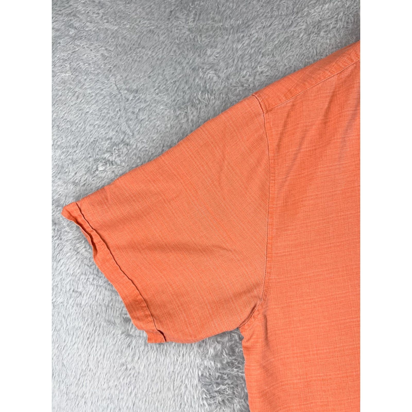 Vintage Jamaica Jaxx Shirt Men Extra Large Orange Button Up Pocket Hawaiian 100% Silk Size US XL / EU 56 / 4 - 3 Thumbnail