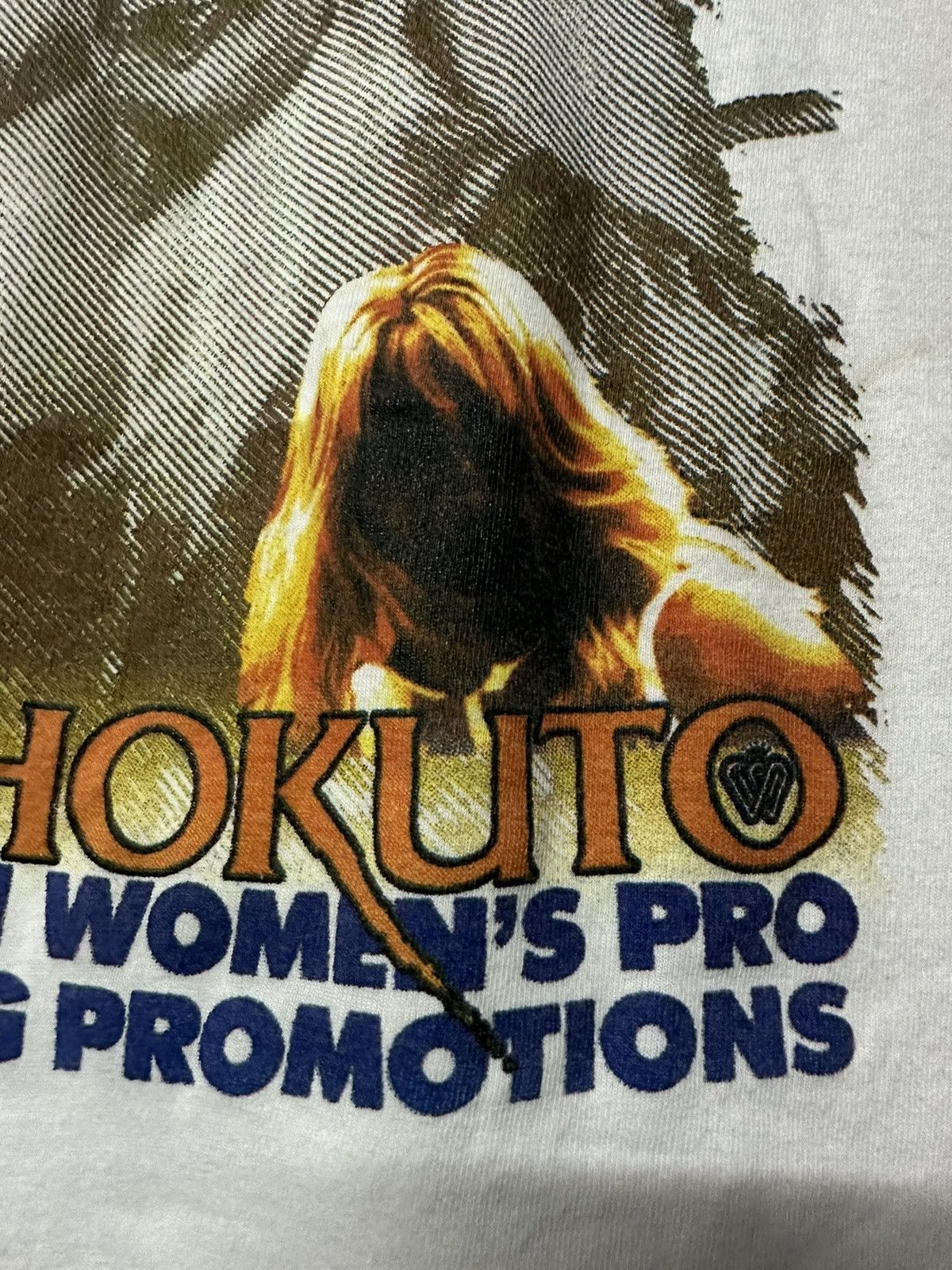 Vintage Vintage 80s 90s Hokuto Dangerous Queen Wrestling Tee Size US L / EU 52-54 / 3 - 3 Thumbnail