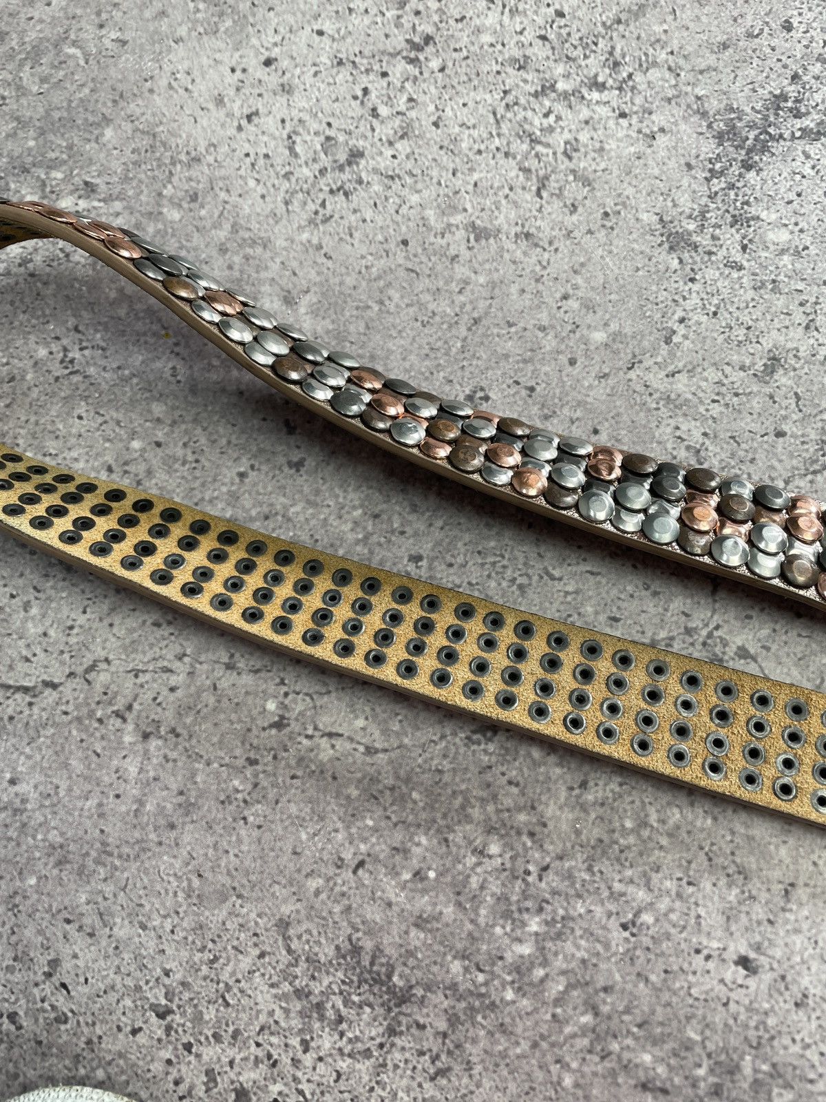 Hysteric Glamour Vintage Belt Y2K Rhinestones Punk Leather Belts size 34/36 Size 34 - 9 Thumbnail