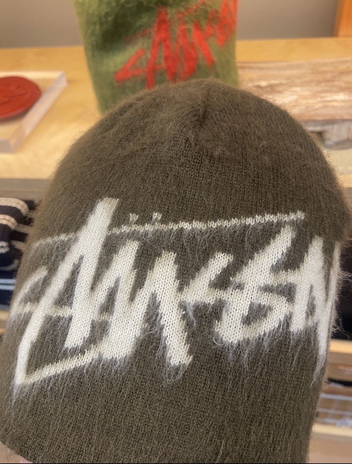Stussy Stussy FW25 Brushed Skullcap Fuzzy Beanie Brown OS | Grailed