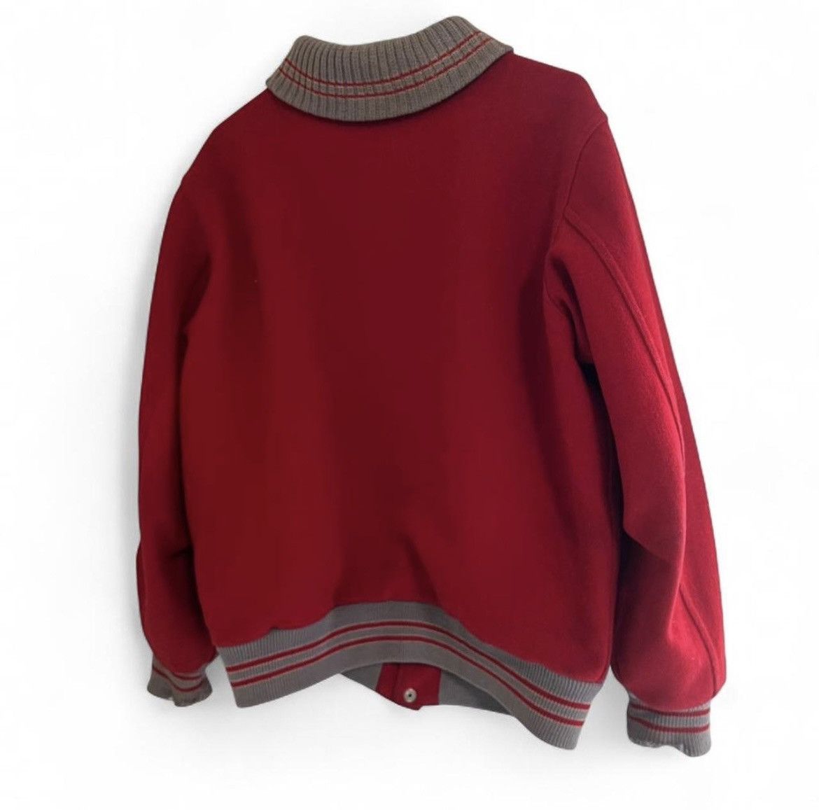 Vintage Vintage red and grey varsity jacket Size US S / EU 44-46 / 1 - 4 Thumbnail