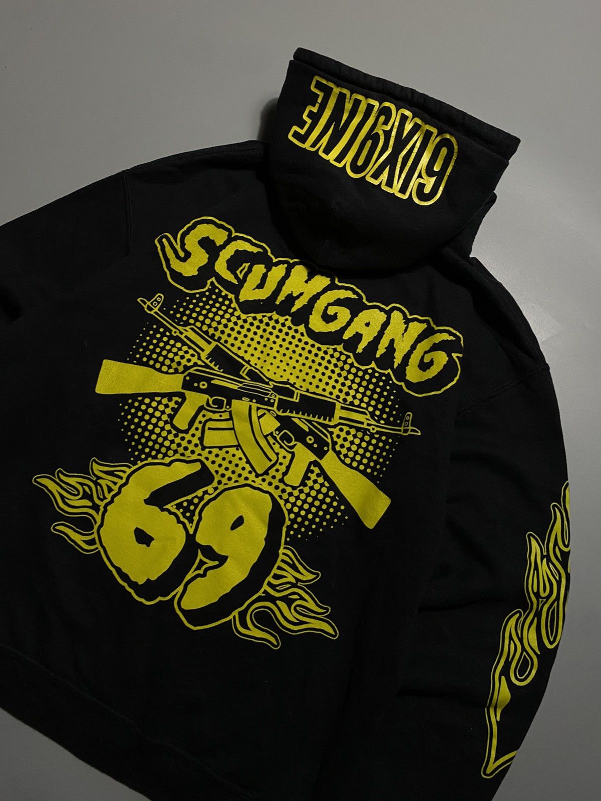 Vintage Tekashi 6ix9ine Scum Gang rare hoodie music Size US M / EU 48-50 / 2 - 3 Thumbnail