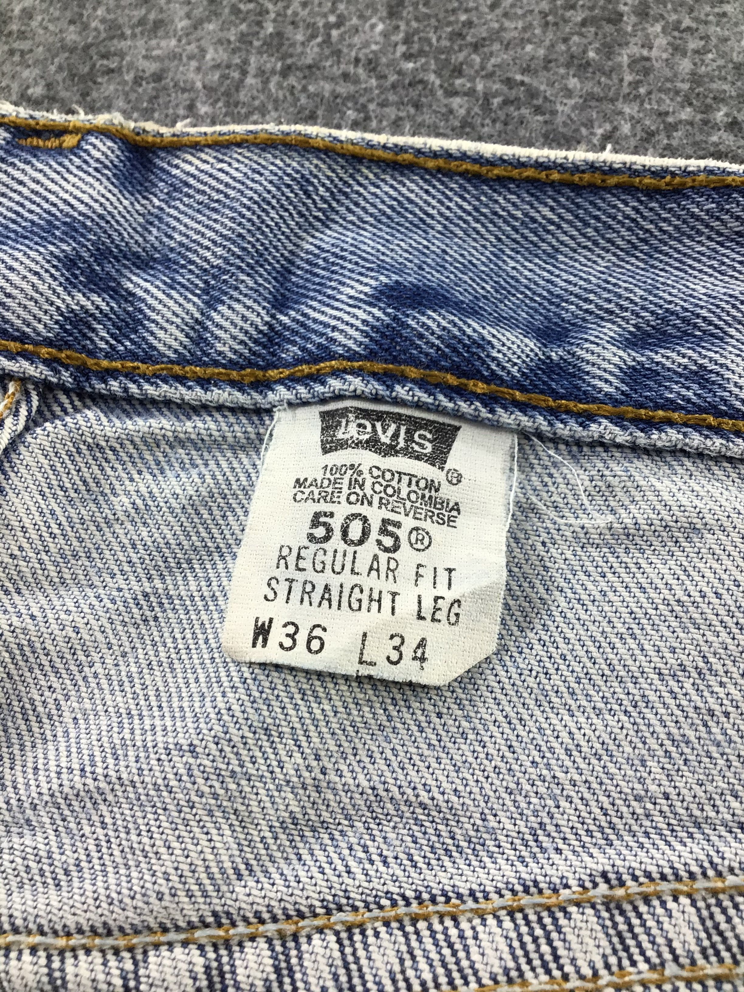 Levi's × Vintage Vintage Levis 505 Jeans-JM267 Size US 35 - 10 Thumbnail