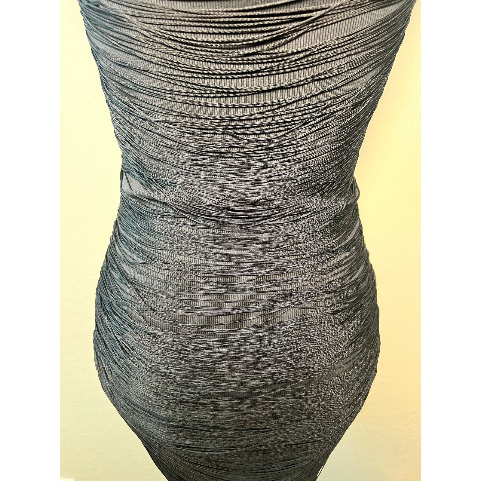 Alexander Wang ALEXANDERWANG FRINGE TANK DRESS BLACK Size M / US 6-8 / IT 42-44 - 10 Thumbnail