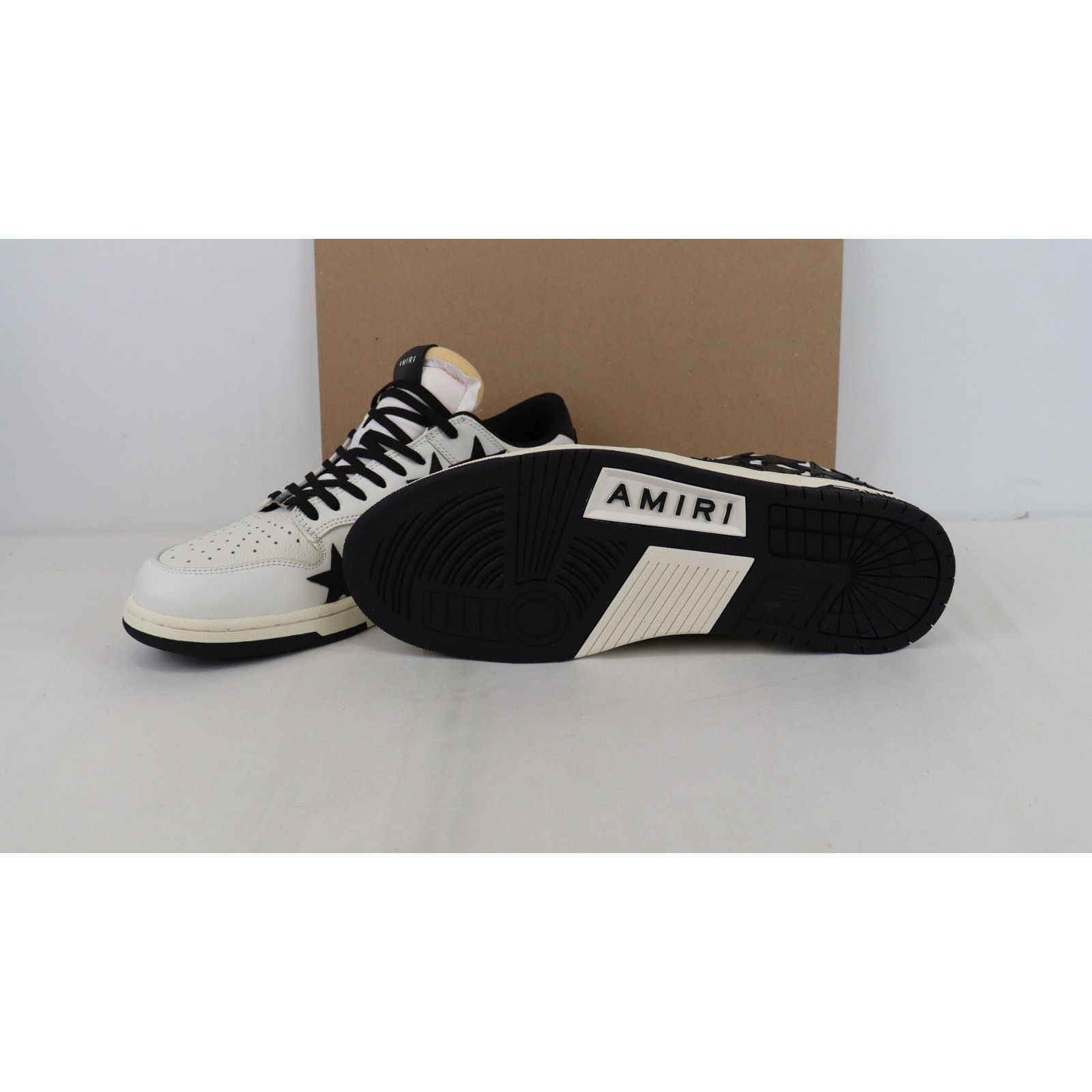 Amiri o1rshd1 Chunky Skel Top Low Sneakers in Black Size US 14 / EU 47 - 8 Thumbnail