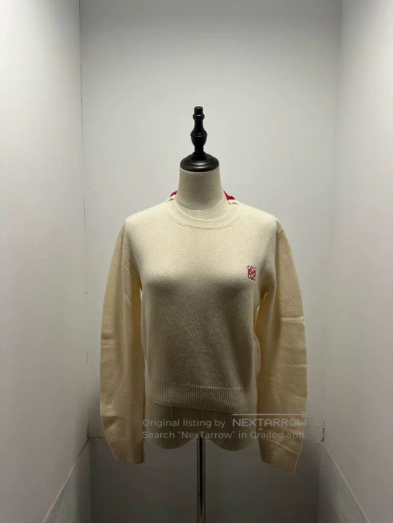 Loewe Loewe Embroidered Logo Wool Sweater Size M / US 6-8 / IT 42-44 - 1 Thumbnail