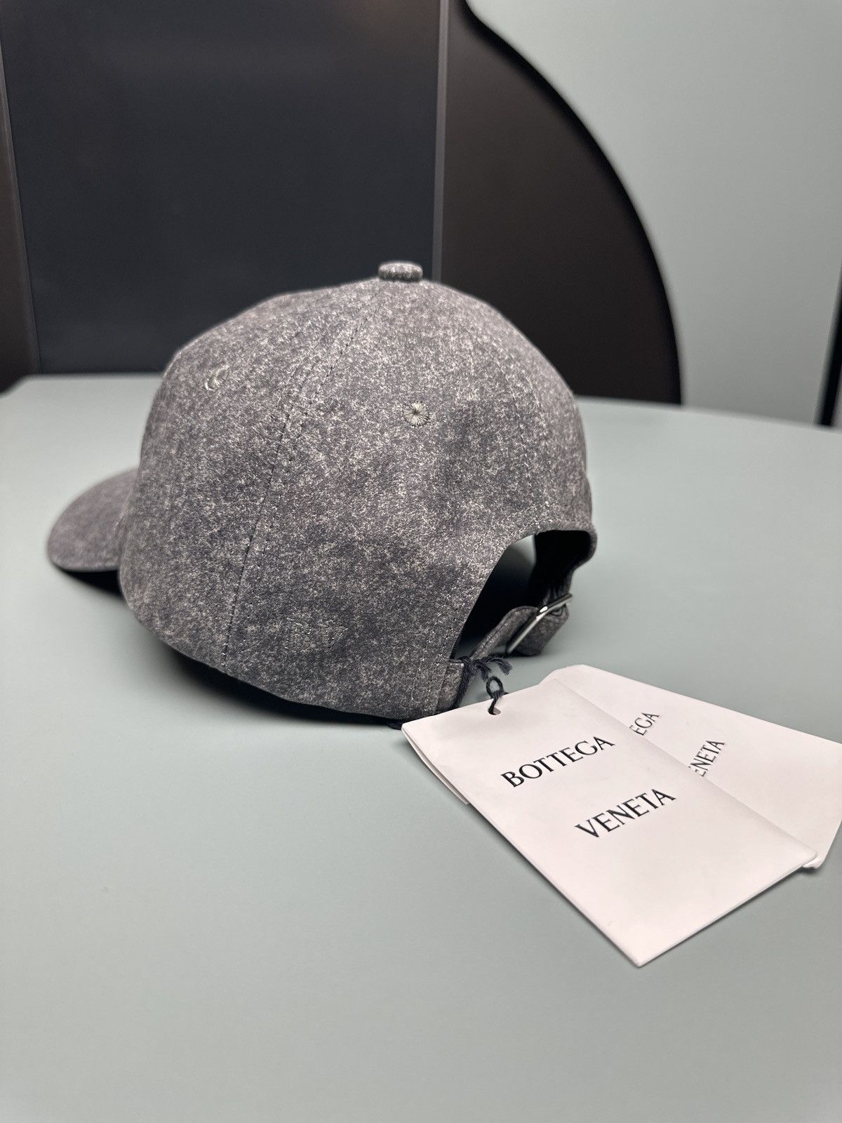 Bottega Veneta $950 leather printed hat Size ONE SIZE - 3 Thumbnail