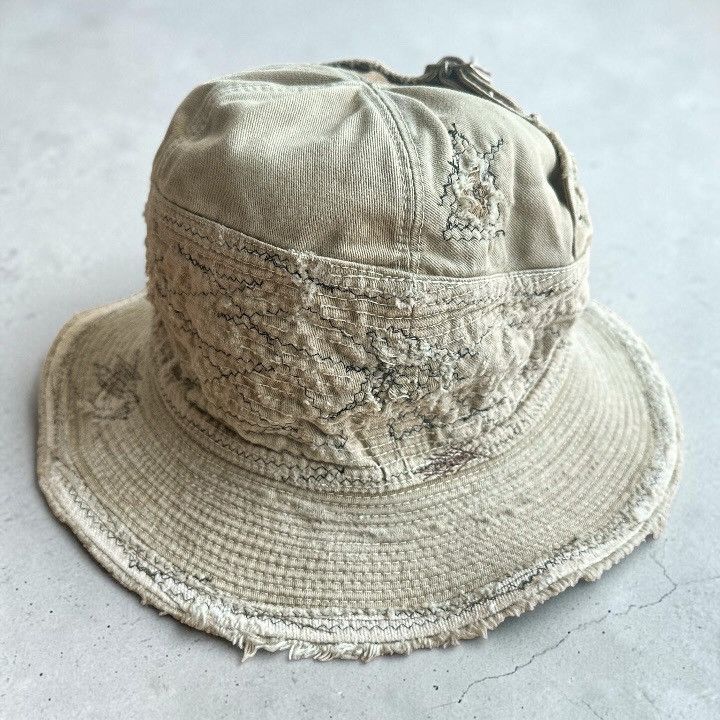 Kapital NWT KAPITAL Chino Old Man and the Sea HAT Crash Remake Beige Size ONE SIZE - 2 Thumbnail