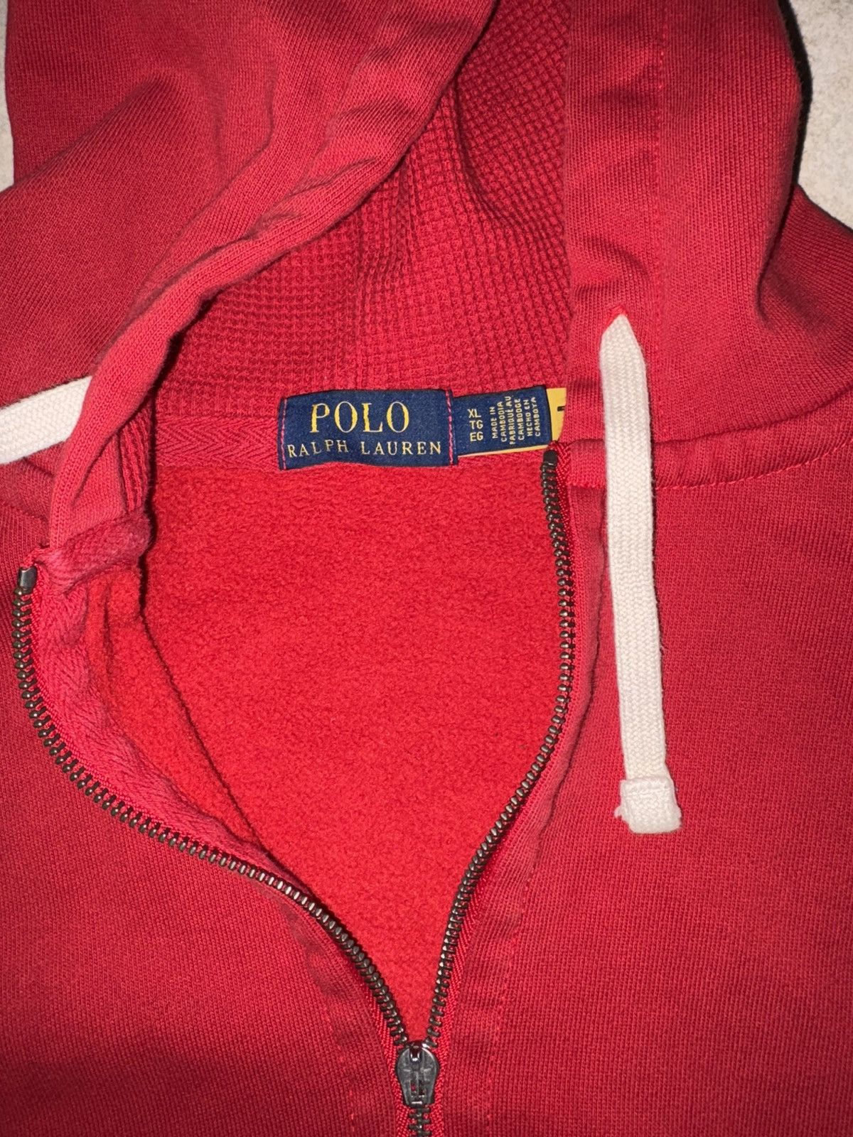 Polo Ralph Lauren Polo ralph lauren hoodie XL red zip Size US XL / EU 56 / 4 - 2 Thumbnail