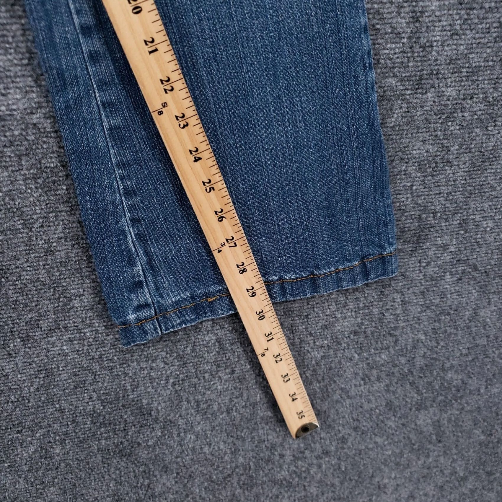 Michael Kors Michael Kors Jeans Womens 12 Boot Cut Mid Rise Medium Wash Blue Denim (Blue) Jeans Size 34" / US 12 / IT 48 - 5 Thumbnail
