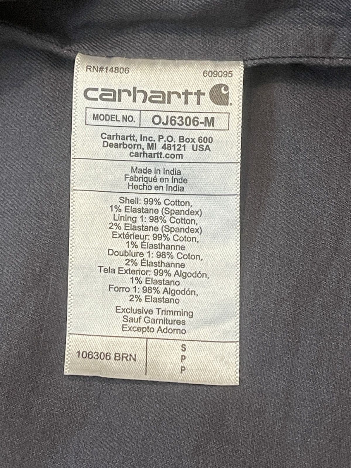 Carhartt Brand New Authentic Carhartt Detroit Jacket Men’s Size Small Size US S / EU 44-46 / 1 - 6 Thumbnail