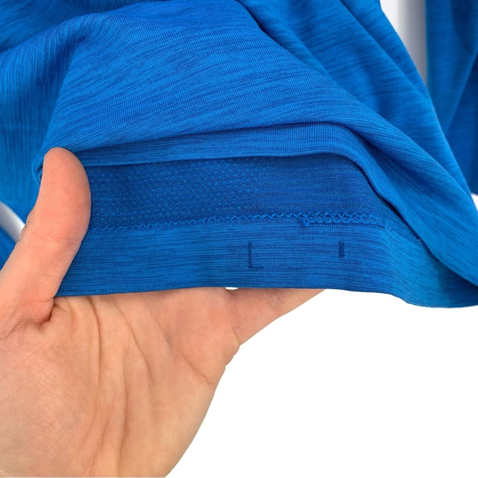 Lululemon LULULEMON Metal Vent Tech 1/2 Zip Royal Blue L Size US L / EU 52-54 / 3 - 4 Thumbnail