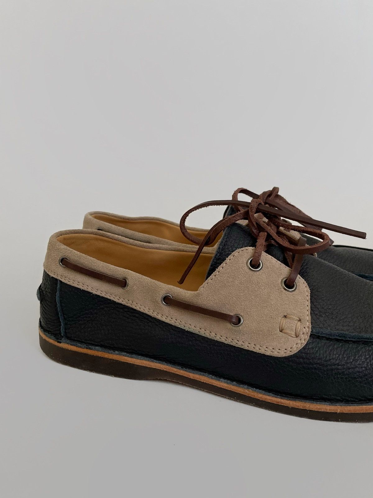 Brunello Cucinelli Brunello Cucinelli leather topsiders shoes Size US 9 / EU 42 - 4 Thumbnail