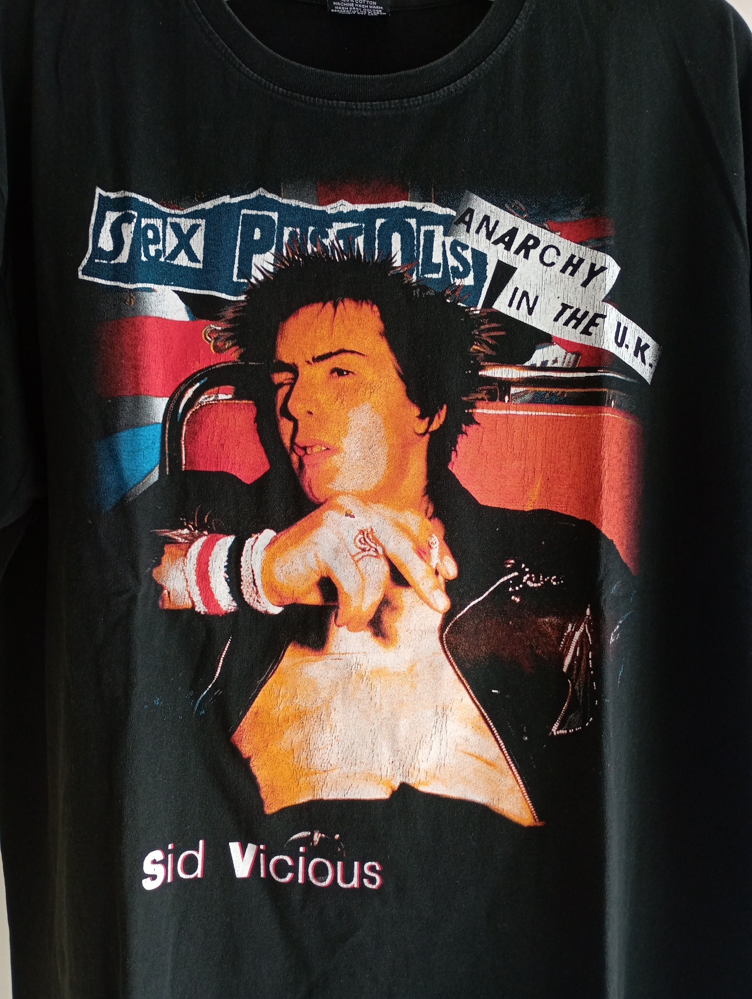 Band Tees Rare Vintage Sex Pistols "Anarchy in the UK" Band T-Shirt Size US XXL / EU 58 / 5 - 3 Thumbnail