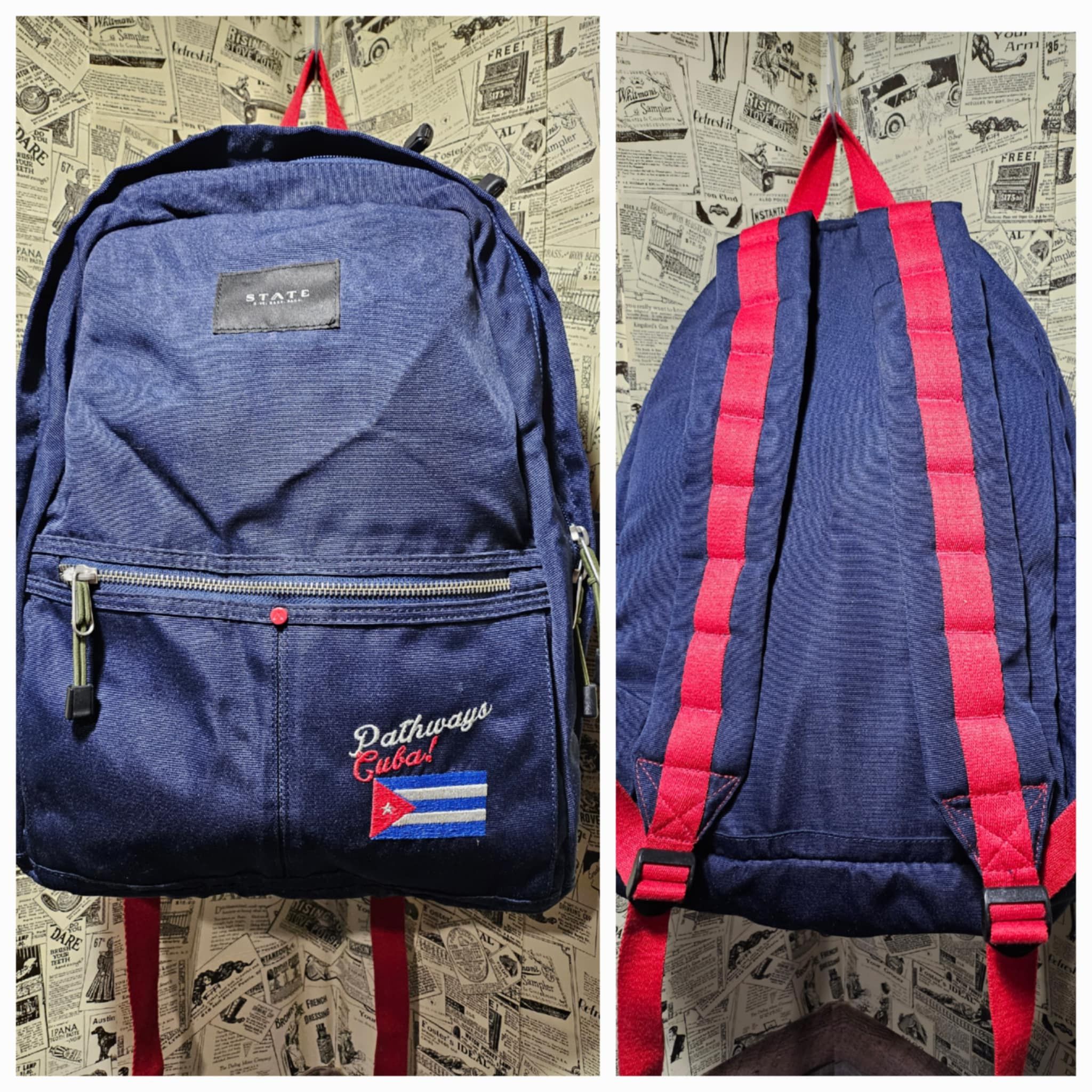 Other State Navy Blue Red Cuba Backpack Size ONE SIZE - 1 Thumbnail