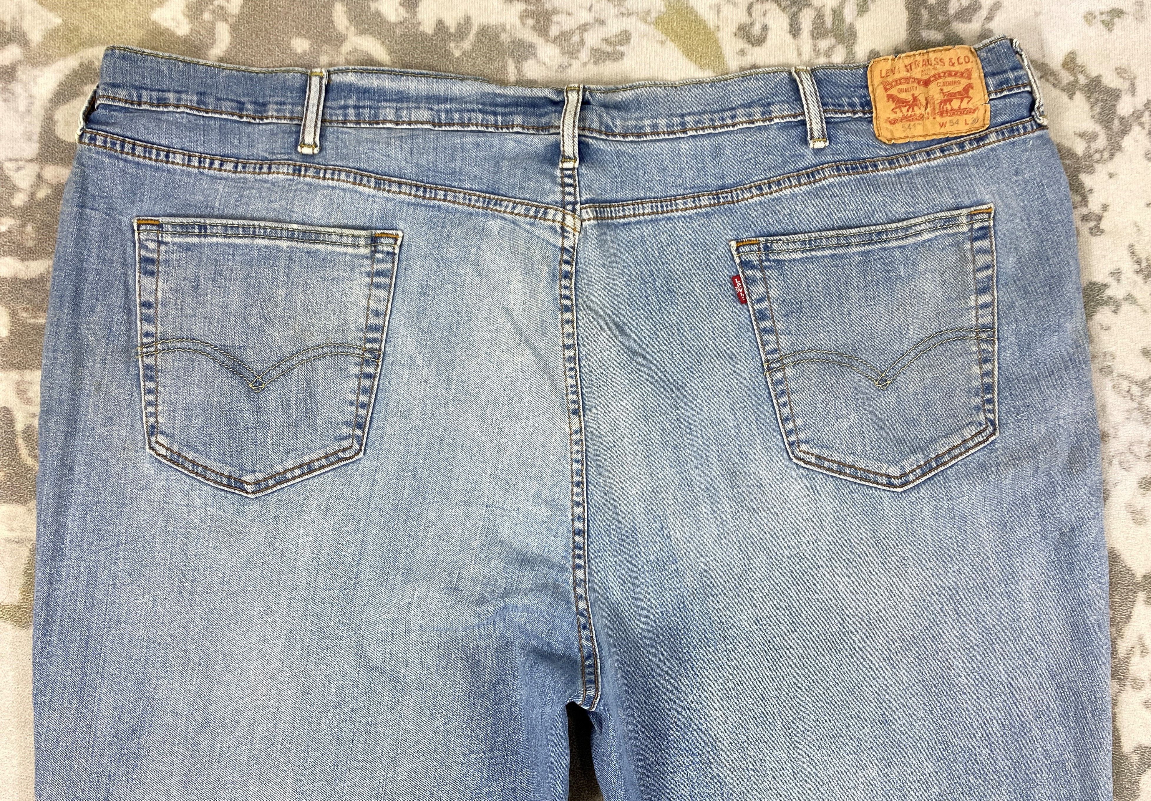 Levi's Faded Blue Vintage Levi's 541 Jeans 52x28 Denim -JN925 Size US 44 / EU 60 - 3 Thumbnail