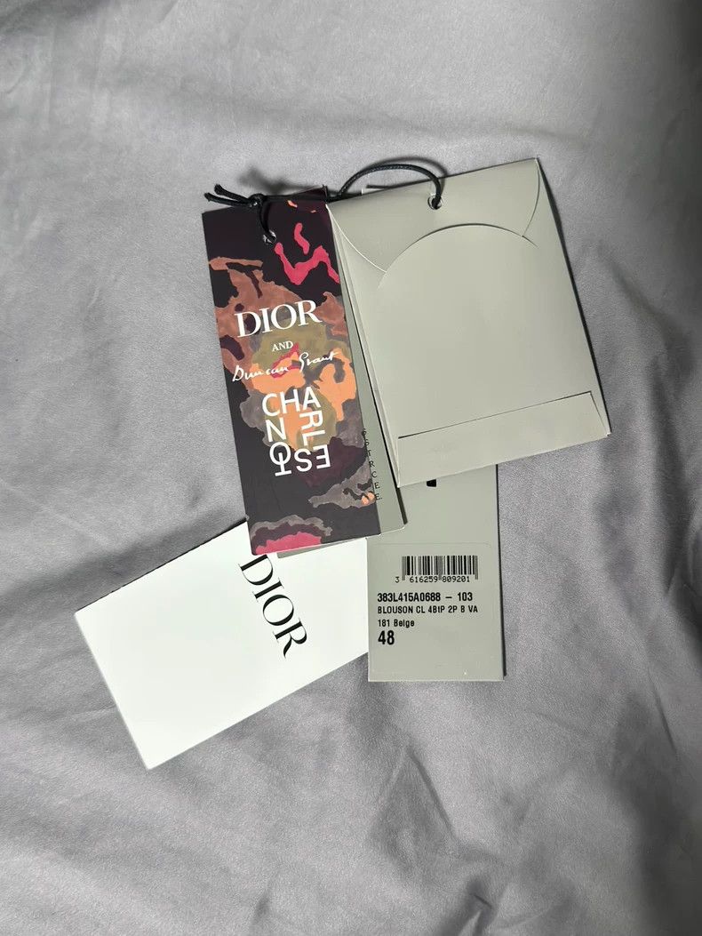 Dior Dior 23ss co-branded collarless leather jacket 2502-Nextarr Size US M / EU 48-50 / 2 - 7 Thumbnail