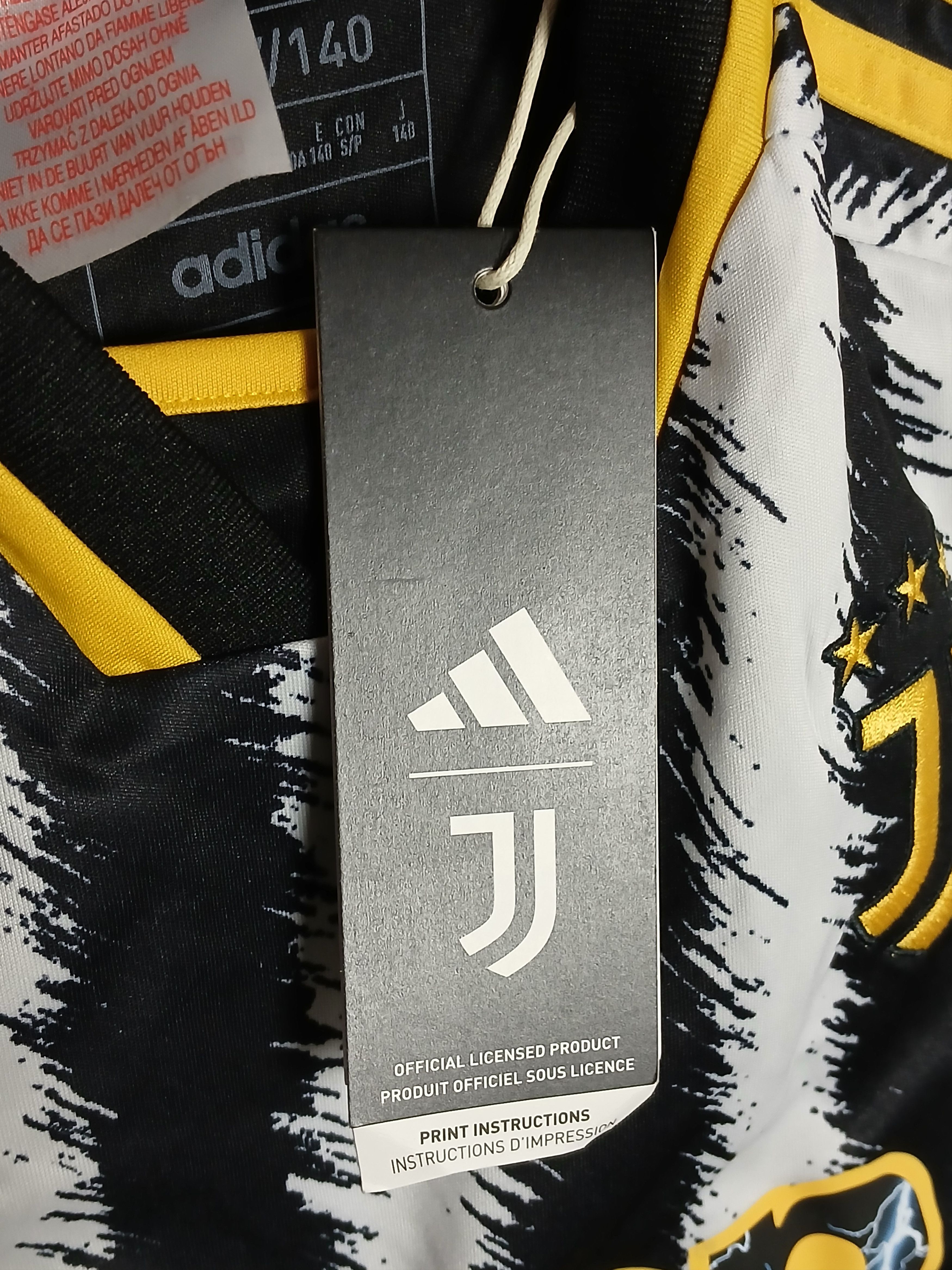 Adidas KIDS New Juventus 23/24 Home Football Jersey T-Shirt Size US S / EU 44-46 / 1 - 9 Thumbnail