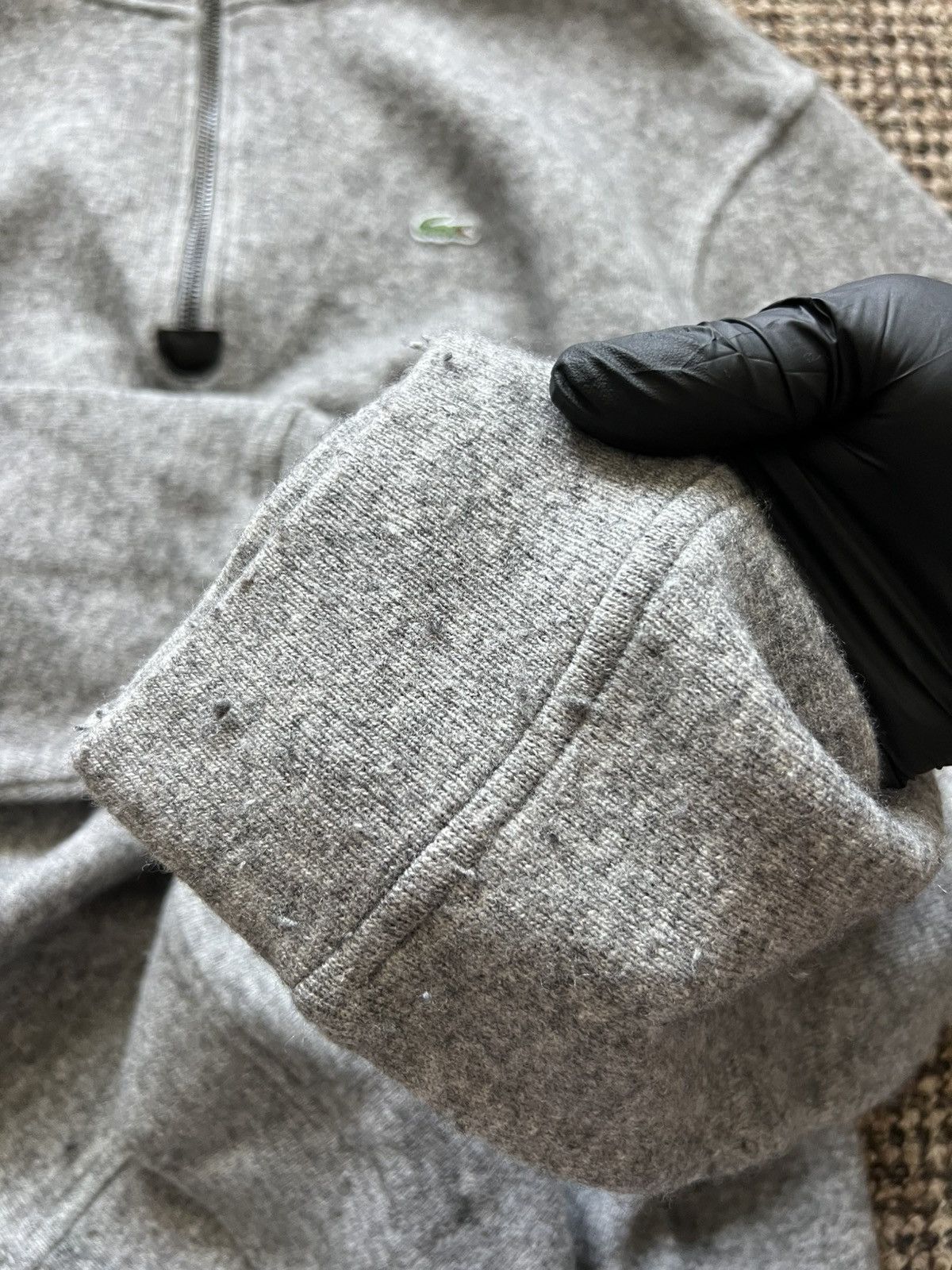 Lacoste Lacoste Jumper 1/4 Zip Sweater Pullover Grey Casual classic Size US XXL / EU 58 / 5 - 10 Thumbnail
