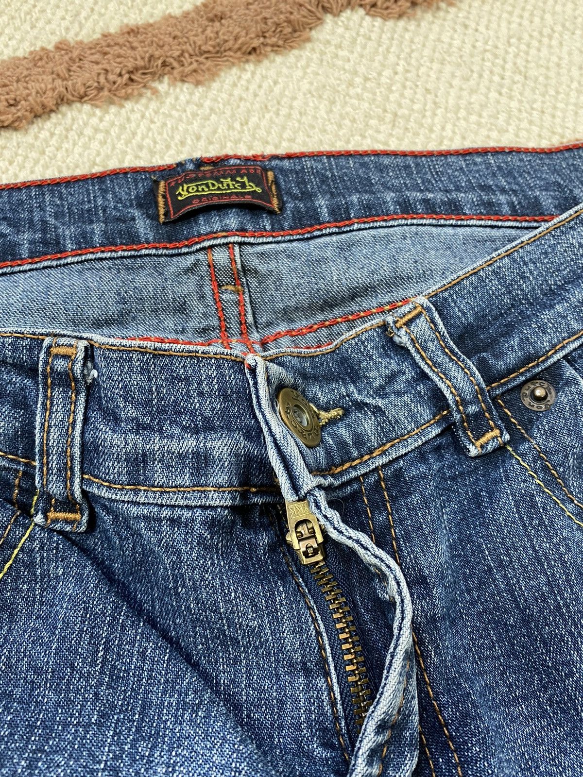 Von Dutch VINTAGE VON DUTCH WASHED JEANS Size 27" / US 4 / IT 40 - 5 Thumbnail