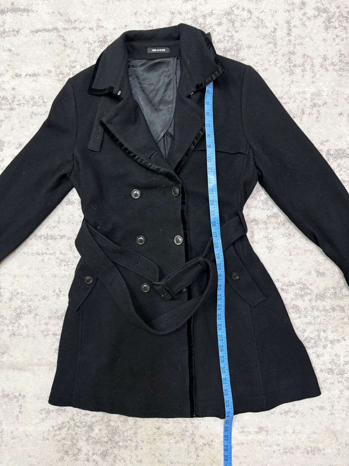 Comme Ca Ism Comme Ca Du Mode Wool Trenche Long Coat Jacket Size US S / EU 44-46 / 1 - 18 Thumbnail