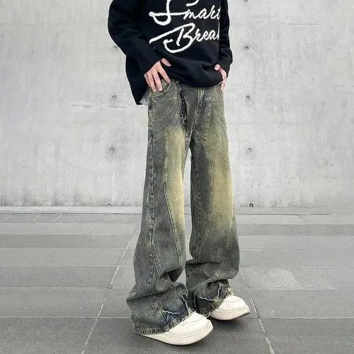 Japanese Brand × Jean Jeans Men Wide Leg Baggy Size US 32 / EU 48 - 1 Thumbnail