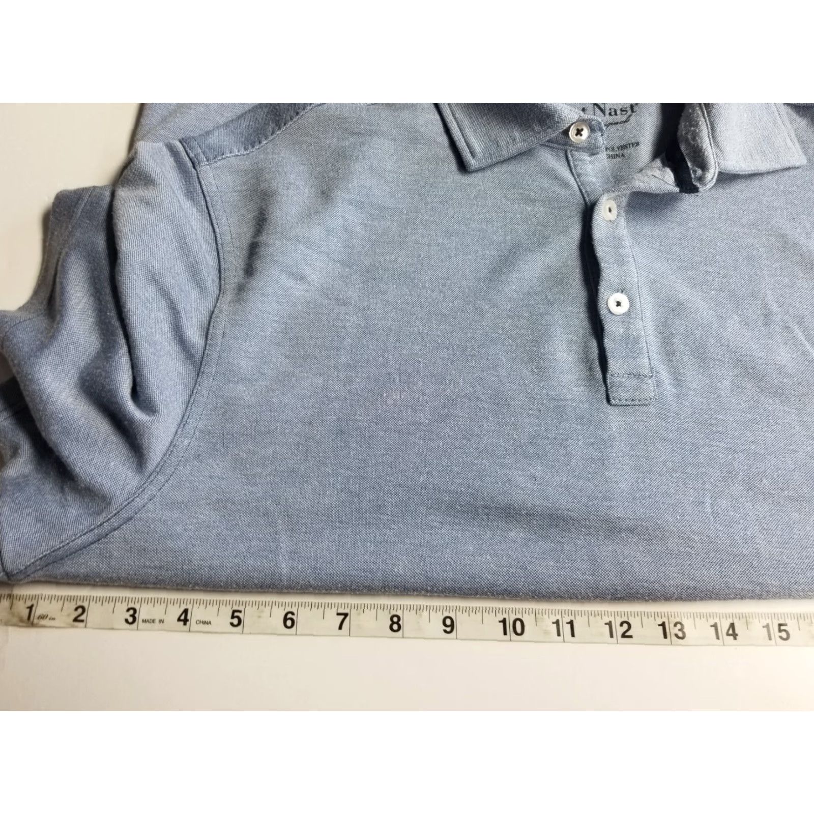 Nat Nast Nat Nast Luxury Originals Polo Shirt XL Blue Men Casual Short Sleeve Golf Size US XL / EU 56 / 4 - 3 Thumbnail